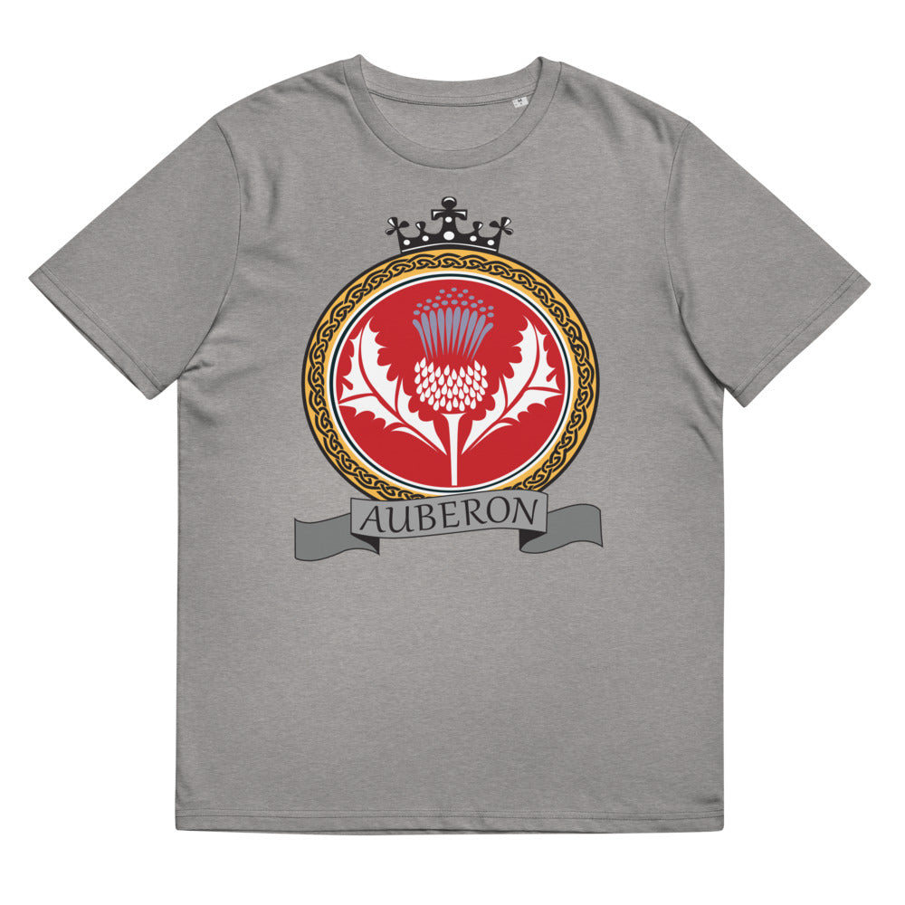 Auberon Unisex organic ribbed neck t-shirt